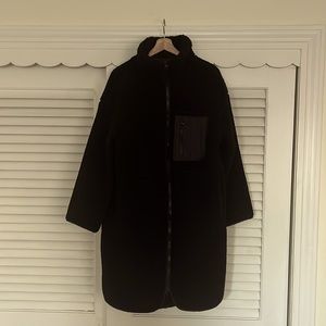 Long fleece jacket